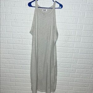 Perfectly Priscilla Gray Sleeveless Dress